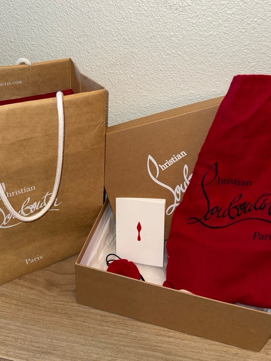 Christian Louboutin Shoes - Christian Louboutin Red Dust Bag & Packaging Set